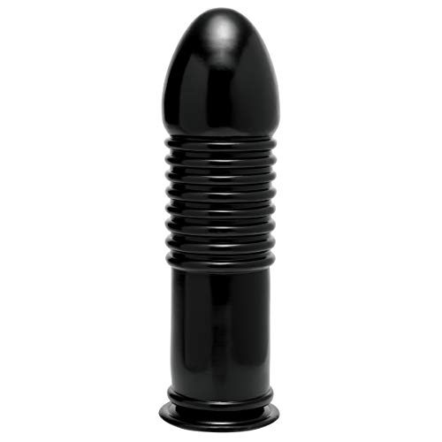 Master Series The Enormass Ribbed Plug with Suction Base