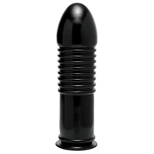 Master Series The Enormass Ribbed Plug with Suction Base