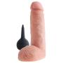 Pipedream King Cock Squirting Cock with Balls, 8", Flesh