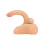 Y-NOT Lifelike TPR Realistic Dildo Penis Silicone Cock 8 inches with Dual Density Core and Flesh Surface Large Penis Big Dick for Women, Female