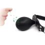 Leather Bondage Inflatable Strap-on Mouth Gag Masks - Faux Leather Lockable & Panel Gag Open Mouth Plug Breathable Restraint Head Hood for Unisex Adults Couples, BDSM/LGBT Fetish Hood Leather Bondage Inflatable Strap-on Mouth Gag Masks - Faux Leather Lockable & Panel Gag Open Mouth Plug Breathable Restraint Head Hood for Unisex Adults Couples, BDSM/LGBT Fetish Hood