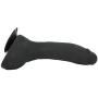 KINK By Doc Johnson The Perfect P-Spot Cock - Dual Density ULTRASKYN - Thick and Curved Realistic Cock - Removable Vac-U-Lock Suction Cup Base - F-Machine and Harness Compatible - Dildo - Black