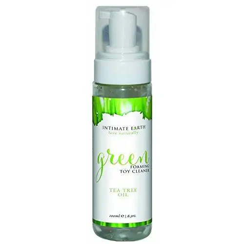 Intimate Earth Love Naturally Green Foaming Toy Cleaner 6.8 oz with Free JO H20 Lube Intimate Earth Love Naturally Green Foaming Toy Cleaner 6.8 oz with Free JO H20 Lube