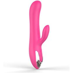 Ultra-Quiet Rabbit Rotating Vibrator Rechargeable Sex Toy Dildo Massager