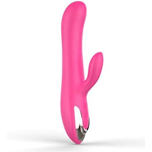 Ultra-Quiet Rabbit Rotating Vibrator Rechargeable Sex Toy Dildo Massager