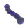 Glass Pleasure Wand Anal Sex Toys Massager, Eastern Delights 6.7 Inches Spiral Shape Dildo, Blue Glass Pleasure Wand Anal Sex Toys Massager, Eastern Delights 6.7 Inches Spiral Shape Dildo, Blue