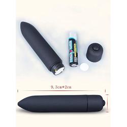 Powerful Bullet Vibrator with 10 Modes, Portable Mini Pocket Vagina Stimulator, Rechargeable Waterproof Super-Strong Adult Sex Toys for Women with Discreet Package