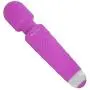 Personal Cordless Massager Wand by MagicStick Handheld Waterproof + Powerful Motor and High Quality Silicone Great for Therapeutic Massage and Relaxation 20 Vibration Patterns + 8 Speeds Mini (Purple) Personal Cordless Massager Wand by MagicStick Handheld Waterproof + Powerful Motor and High Quality Silicone Great for Therapeutic Massage and Relaxation 20 Vibration Patterns + 8 Speeds Mini (Purple)