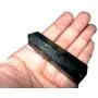 Jet Genuine Black Tourmaline Obelisk Tower Jumbo 6 Facet Aura Rock Crystal Natural Polished