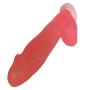JRZDFXS Silicone 12in Female Double Pleasure Suction Massager - Flexible Soft Wand for Female Beginner Personal Body (Color : Pink)