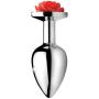 Booty Sparks Red Rose Anal Plug, Medium