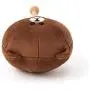 LINE FRIENDS Muscle Massage Stick - Brown Character Massager for Back Shoulder Neck Pain Therapy LINE FRIENDS Muscle Massage Stick - Brown Character Massager for Back Shoulder Neck Pain Therapy