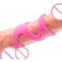 GUANGSHAN Silicone Pe~NIS Ring Ere~ction Enlarger Enhancer Soft Rings Adult Toy for Men