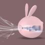 Sucking Rabbit Toys-USB Charging Silent Waterproof (Purple)
