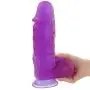 Lfcmf Lifelike Waterproof Big Size Personal Relax Massager for Women (10.2 inches Long,2.8 inches Wide) (Color : Purple)