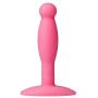 Doc Johnson Platinum Premium Silicone - The Minis - Smooth - Small - 3.3 in. Long and 0.7 in. Wide - Butt Plug - Petite Anal Toy - Great for Beginners - Pink