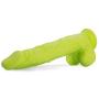 Lickerlish SPATTS 8.5" Premium Silicone Dildo Neon Green with Suction Cup