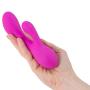 Pure Love New Squeeze-Control Dual Hug Vibrator, Rechargeable, and Waterproof Massage Wand, Memory Function, Adult Sex Toy, Pink Color