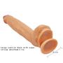 HAPPYWOTST 11.8 Inch Extra Long Women Personal Relax Massager PVC Toys with Handsfree Suction Cup Box Body Soft