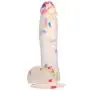 XKiss Confetti Clear Dildo, Super Quality 7" Realistic Silicone Penis with Suction Cup, Artistic Sex Toy for Vaginal G Spot & Anal Prostate Play XKiss Confetti Clear Dildo, Super Quality 7" Realistic Silicone Penis with Suction Cup, Artistic Sex Toy for Vaginal G Spot & Anal Prostate Play