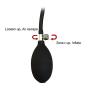 Oversized Silicone Anal Plug Inflatable Dilation Anal Expansion Stimulate Augmentation Explosion-Proof Design Butt Plug for Men Women