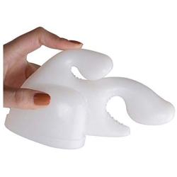 Massager Attachments, Massager Accessories Attachment Accessory Massage Silicone - Two Different Styles (Purple+White)