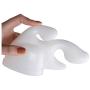 Massager Attachments Massage Accessory Attachment Accessories Silicone - Two Different Styles (White+Purple)
