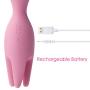 High-end G-spot Vibrators, SVAKOM Nymph Soft Moving Finger Clitoral G-spot Vibrator, Vagina Massager, Nipples Ears Stimulator, IPX7 Waterproof, Rechargeable, Sex Adult Toys, Foreplay Fun for Couple