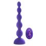GYM Remote Control Three Core Beads, Back Court Stimulates Massager 10 Frequency Vibration Charging Adult Toys (Color : Purple)