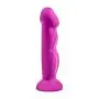 8&quot Realistic Sensa Feel Dual Density Dildo - Platinum Silicone - Ridged Cock Dong - Suction Cup Harness Compatible - Sex Toy for Women - Sex Toy for Adults (Violet)