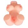 Pansdd Exercise Realistic 3D Realistic Soft Skin Realistic Massager Male self-Pleasure Again (Color : Skin)