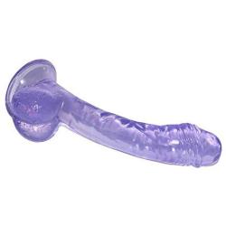 DJKFHIU 7.67 inch Soft Flexible Dîldɔs with Suction Cup for Hands Free Play DJKFHIU (Color : Purple)