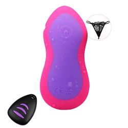 Wearable Vibrator Smyidel Stimulator Remote Control Vibrators with 10 Vibrations Invisible Quite USB Rechargeable for Women (Purple)