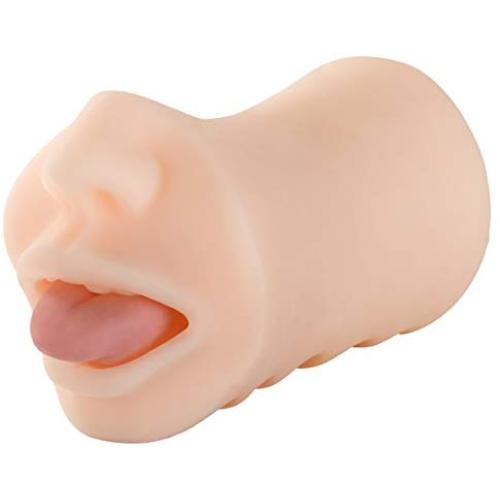 MOJOY Realistic Male Masturbator for Masturbation, Pocket Mouth Lifelike Silicone Adult Oral Sex Toys for Men