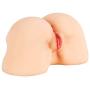 Y-NOT 3D Big Ass Butt Sex Doll Sex Toys Life Size Realistic Masturbator Male Huge Silicone Masturbation with Heating Rod, for Lifelike Anal Depth 6''/16CM, Vagina Depth 7"/18CM, TPE Flesh