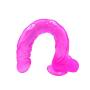 Realistic Dǐldo Jelly Toy, Crystal Dǐldo for Beginners and Strong Suction Cup, (Pink)