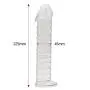 DJKFHIU Natural Glass Stick with Huge Smooth Body Safe Transparent Crystal Glass Rod for Female Men DJKFHIU (Color : Clear)