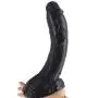 LQFLD Realistic Dildo Penis Dong with Suction Cup Female Masturbation Sex Toy for Beginners Vaginal G-Spot and Anal Play,26CM,Black