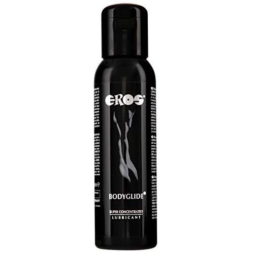 Megasol EROS Bodyglide Super Concentrated Body Gel - Silicon Based Personal Lubricant. Latex Condom Safe, Ultra Long-Lasting Sex Lube Without Parabens or Glycerin ~ 250 mL