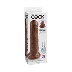 Pipedream Products King Cock 9 Inch Uncut, Brown