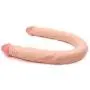 a-YUEYUE Big Realistic Didols Double Heads Double Pleasure Long Massager Six Toys for Lesbian Women, 2 Colors Optional