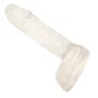 Roxy Sex Toys Dildo for Women 4.5” Small G Spot & Anal Clear Ribbed Penis Head Dong Vaginal Masturbation for Beginners