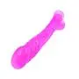 Realistic Dǐldo Jelly Toy, Crystal Dǐldo for Beginners and Strong Suction Cup, (Pink)
