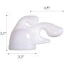 Massager Attachments, Massager Accessories Accessory Attachment Silicone- Three Different Styles (Blue+2 White)