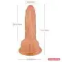 HYLHYL5-F Lěsbìǎn Cǒuplě Strǎpǒn, Waterproof Female Realistic Lifelike for Women Silicone with Strong Suction Cup Flesh Soft Meat Color PVC Rod Length: 18cm/7.1in HYLHYL5-F Lěsbìǎn Cǒuplě Strǎpǒn, Waterproof Female Realistic Lifelike for Women Silicone with Strong Suction Cup Flesh Soft Meat Color PVC Rod Length: 18cm/7.1in