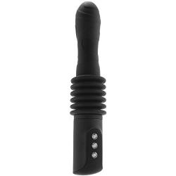 Renegade - Deep Stroker Rechargeable Thrusting Vibrating Wand- Black