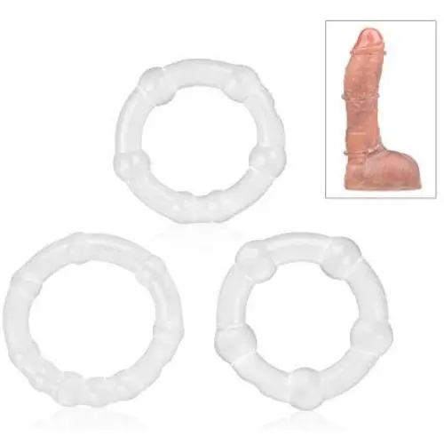Penis Ring Set,Silicone Cock Ring,Soft Stretchy Erection Ring for Men Longer Harder Stronger Erection (3 Pack) Penis Ring Set,Silicone Cock Ring,Soft Stretchy Erection Ring for Men Longer Harder Stronger Erection (3 Pack)