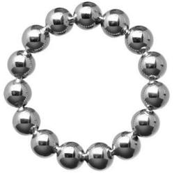 Master Series Stainless Steel Beaded Constriction Ring, 2-Inch