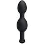 Toysdance Silicone Butt Plug with Metal Ball Inside Anal Muscles Training Double Anal Balls