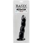 Basix Rubber Works 8-Inch Twist N Shout with Suction Cup Dong Black